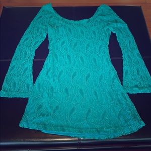 Turquoise dress